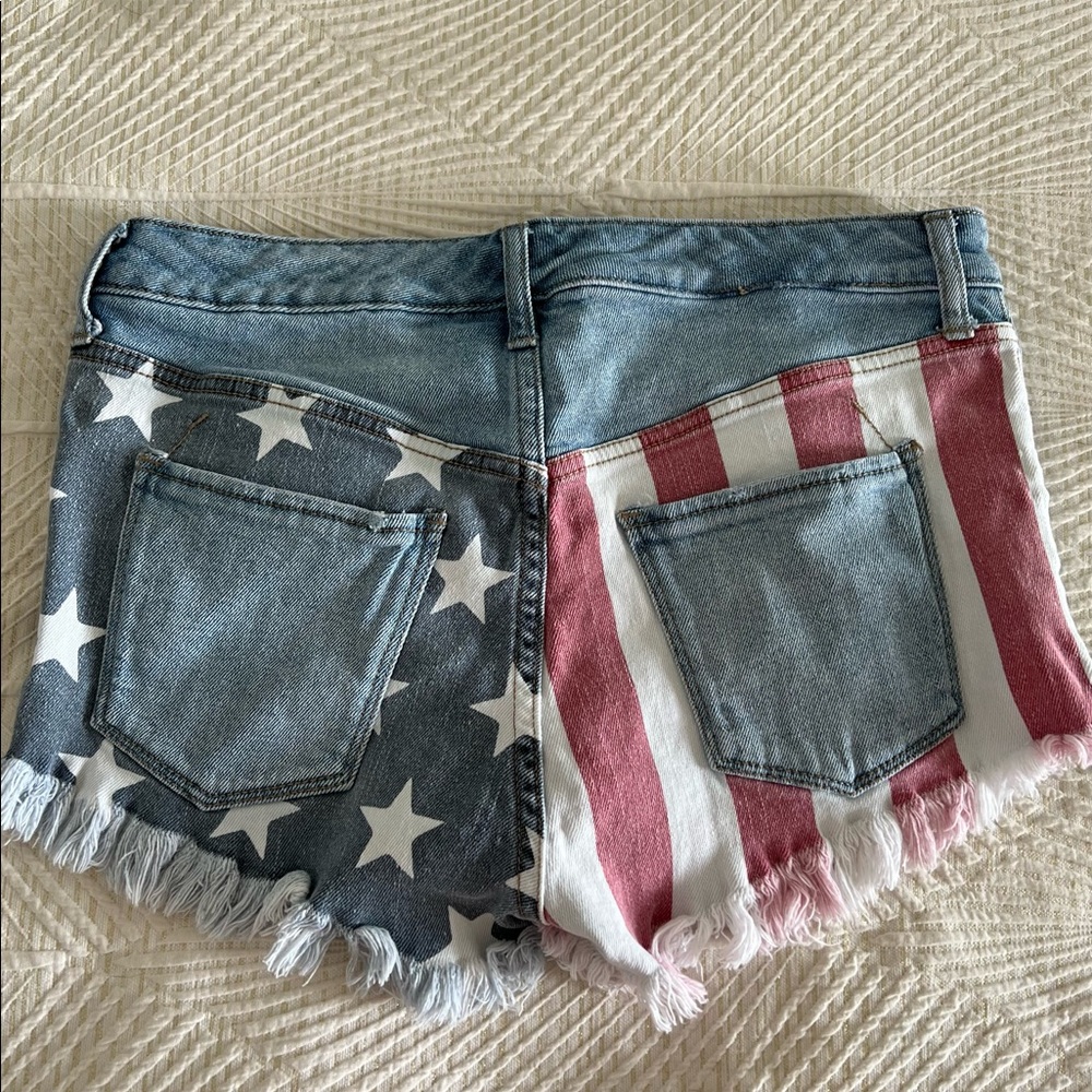 Mossimo Suppy Co. American Flag Shorts
